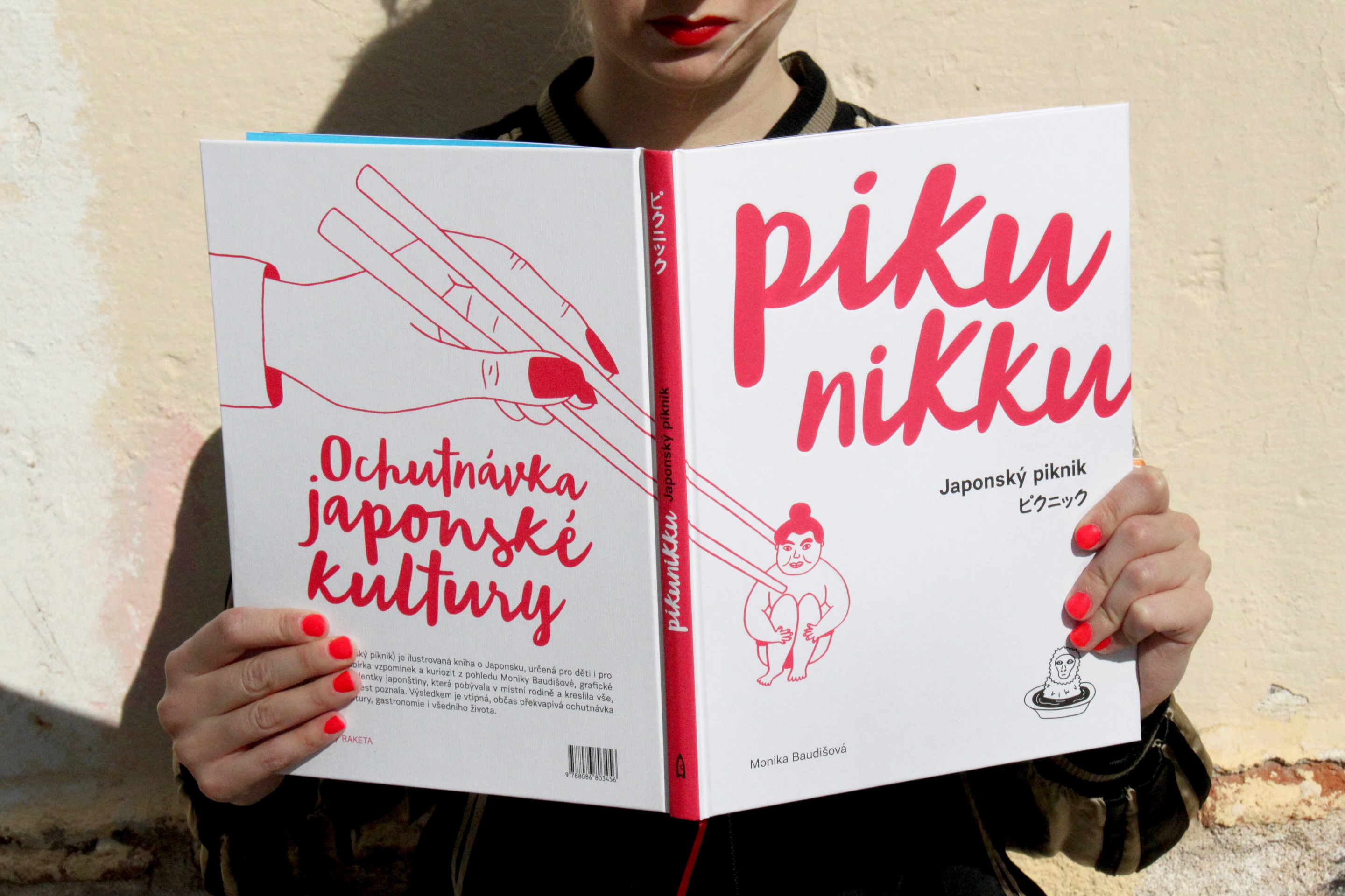ilustrace autorské knihy Pikunikku: Japonský piknik (Labyrint)