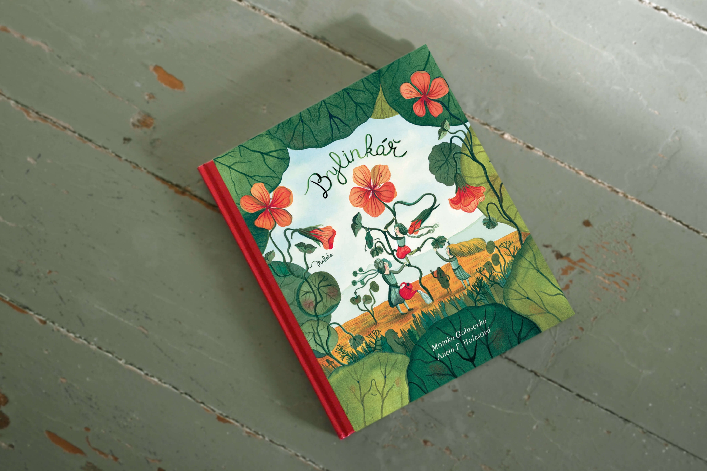 ilustrace knih Bylinkář: přírodní kouzla naší babičky (Monika Golasovská, Labyrint), Tonča a krasojezdec (Robin Král, Běžíliška) a Příběhostroj (René Nekuda a kol. autorů, Labyrint)