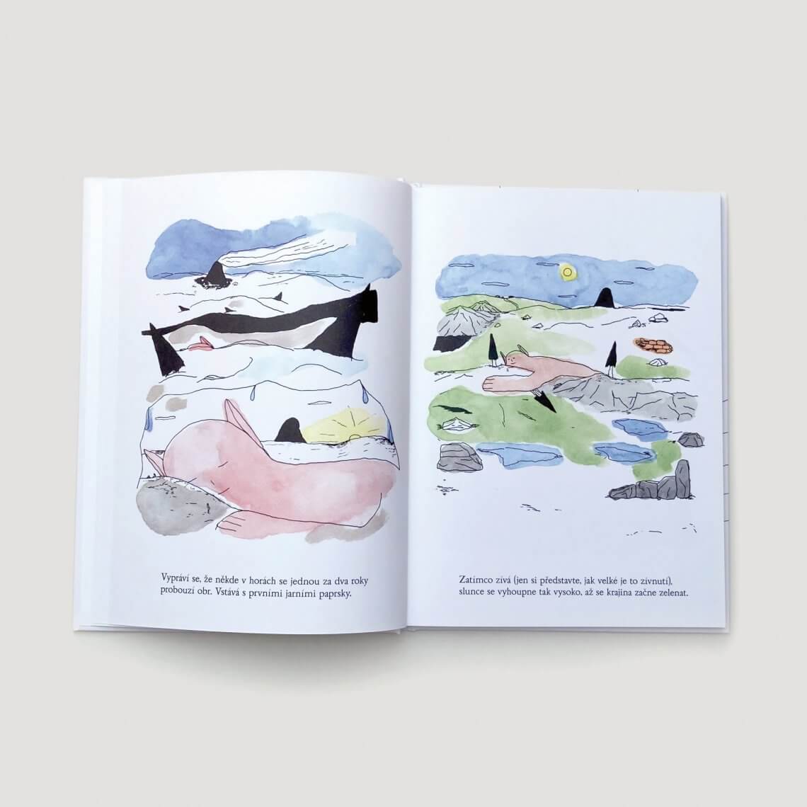illustrations for her original book OBR (Baobab)