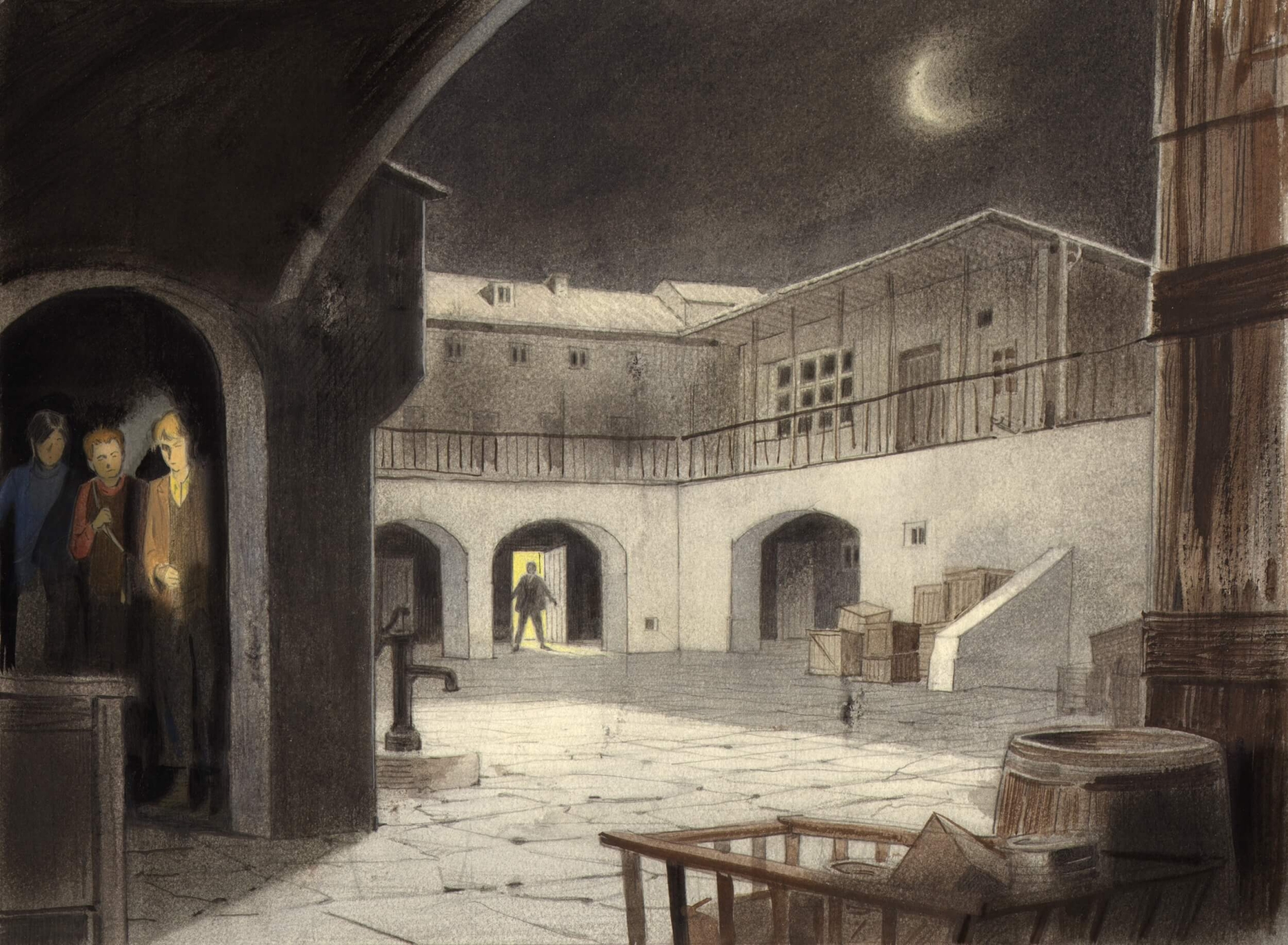 ilustrace pro knihu Záhada hlavolamu (Jaroslav Foglar, Albatros) a pro tituly Modern Czech Classics 2019 (Karolinum)