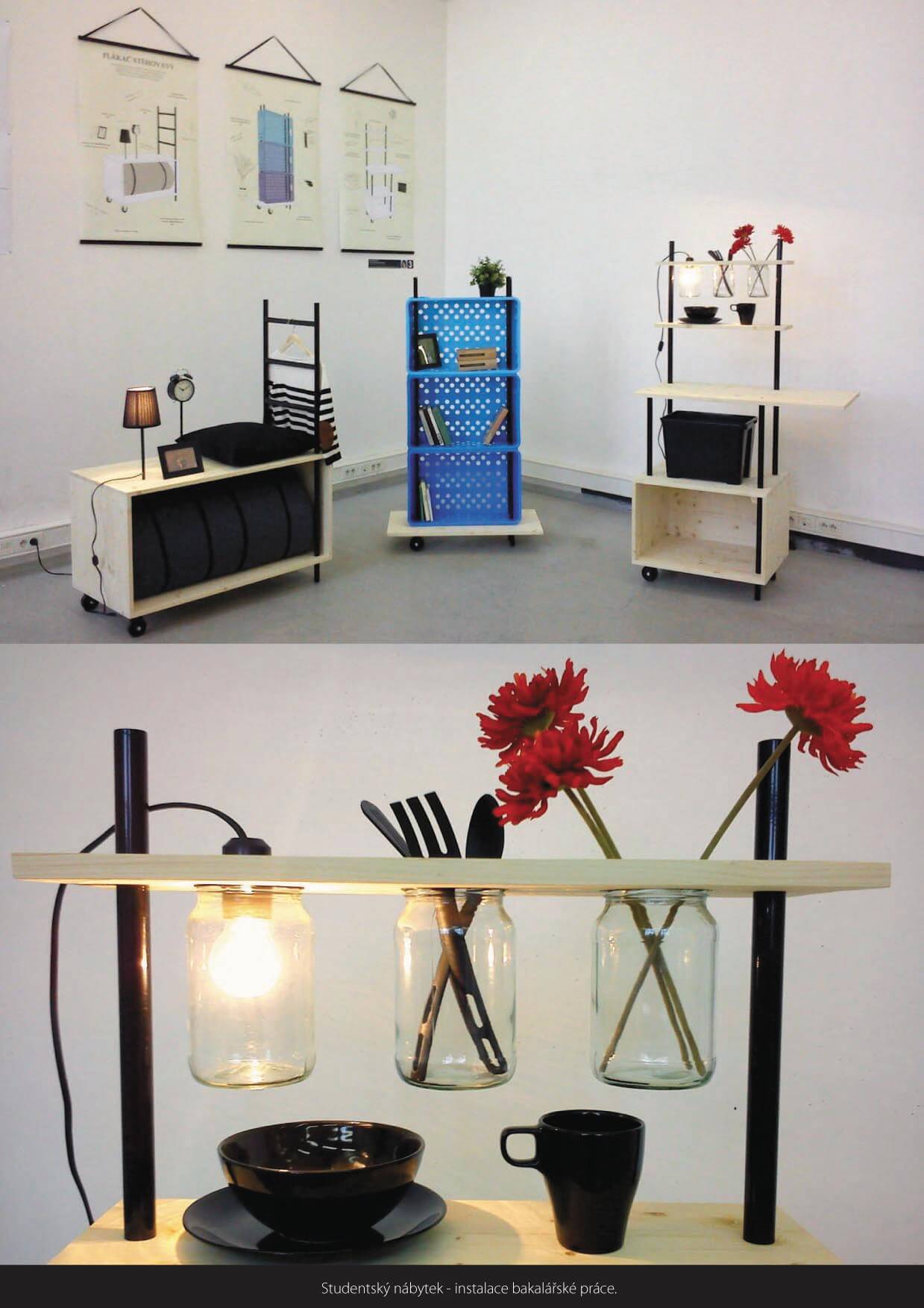 multifunctional objects for student interiors