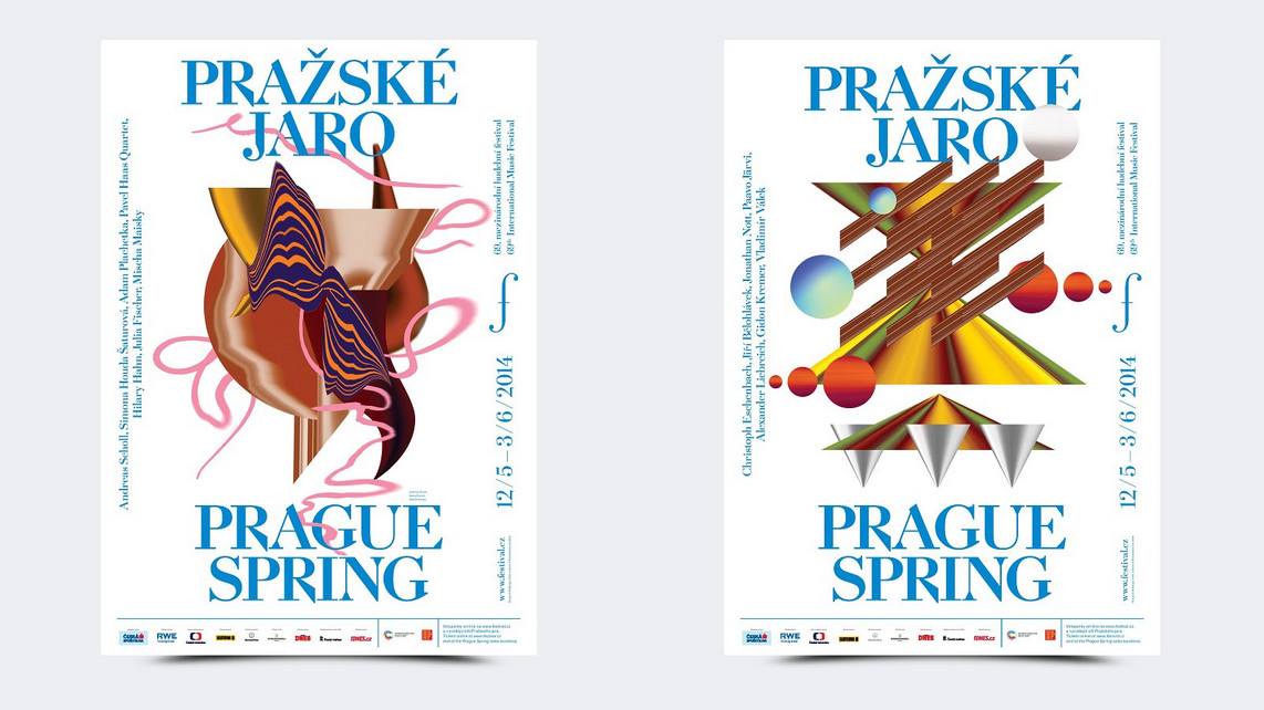 vizuální styl pro festival Pražské jaro 2014
