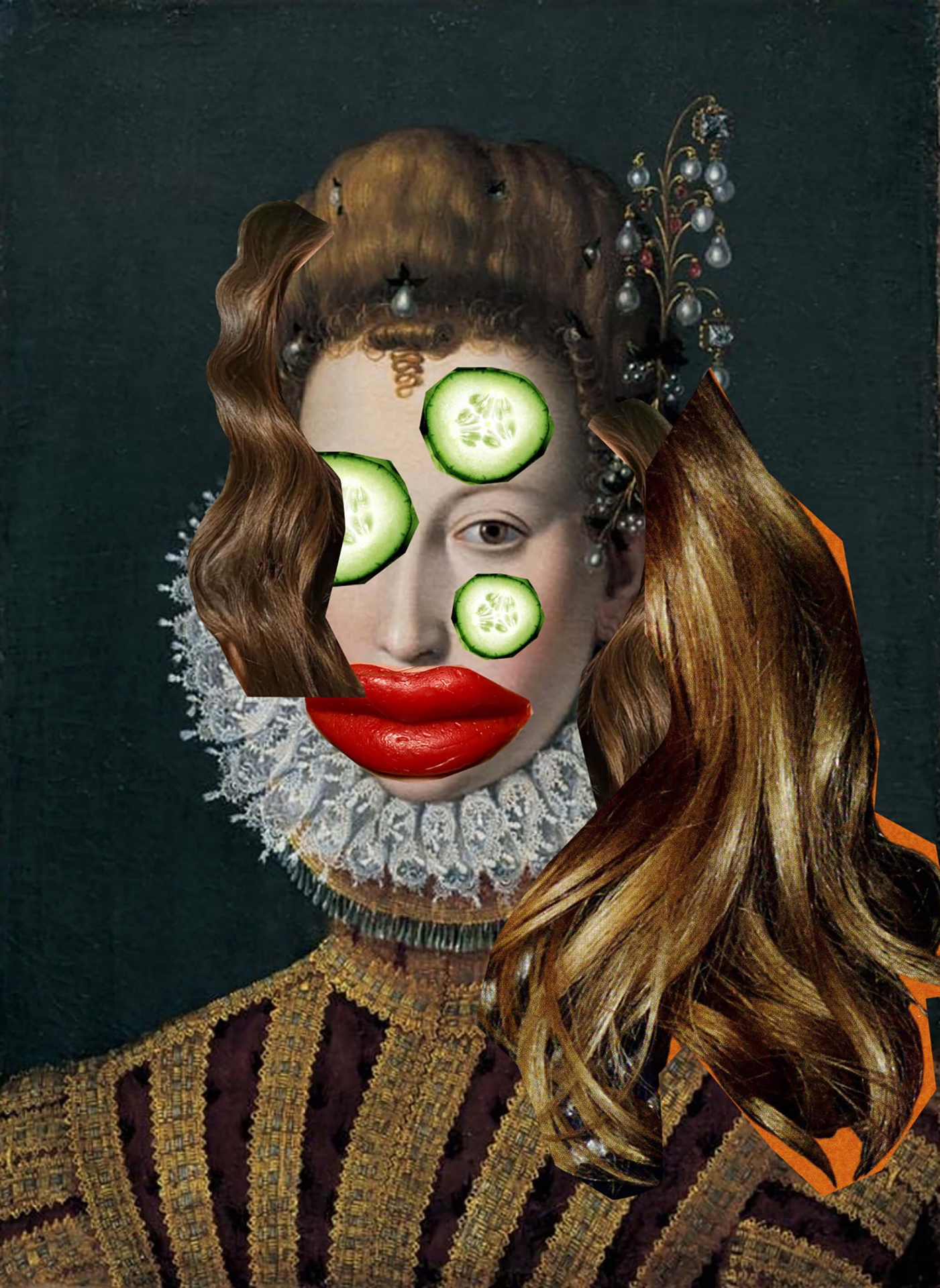 campaigns for Alenka v říši divů and Frida for Martin Kohout, collages for the book Proč jsme tak naštvané (Šárka Homfray, wo-men)