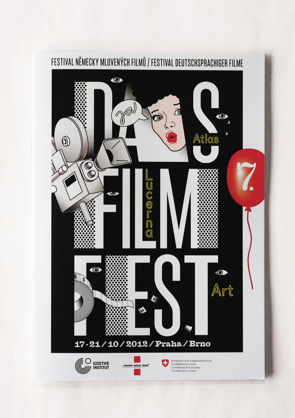 visuals for the German-language film festival Das Filmfest 2012