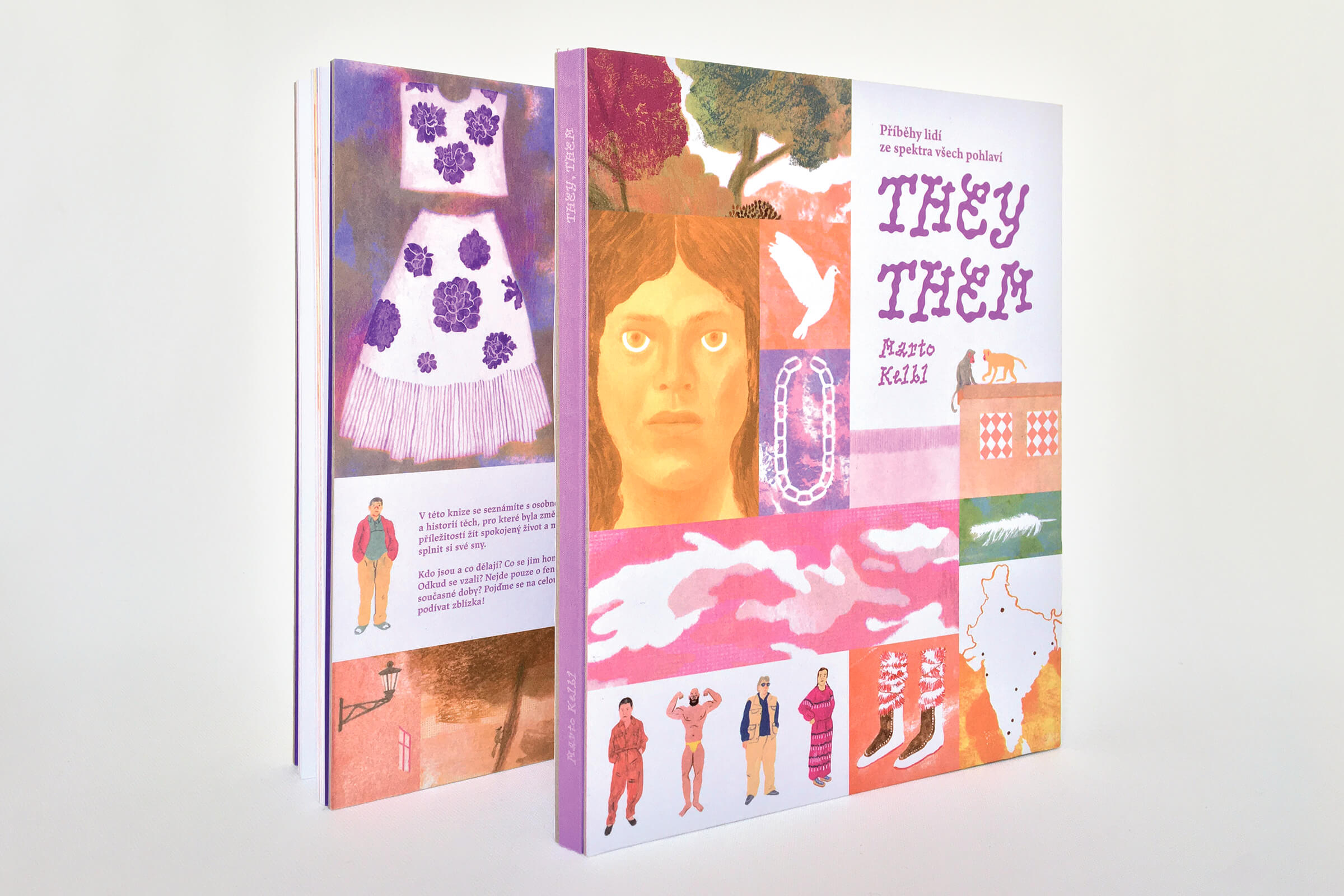 ilustrace autorské knihy They, them