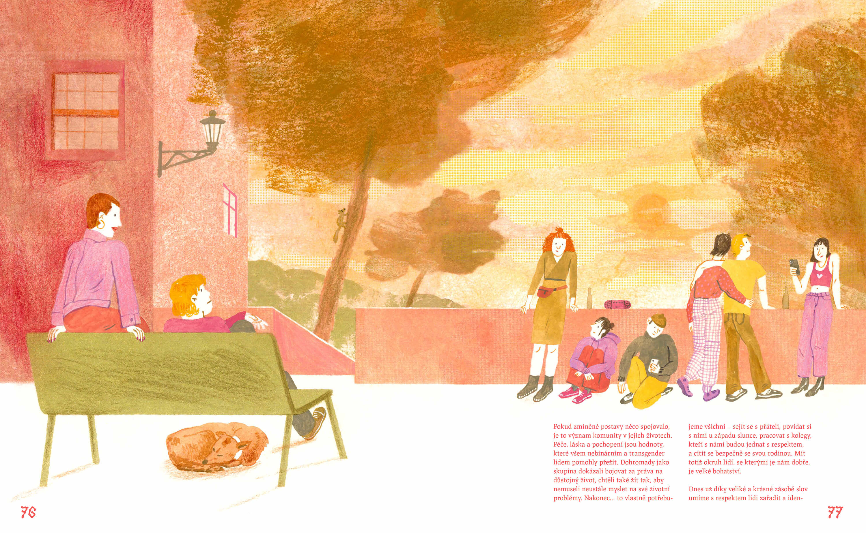 ilustrace autorské knihy They, them