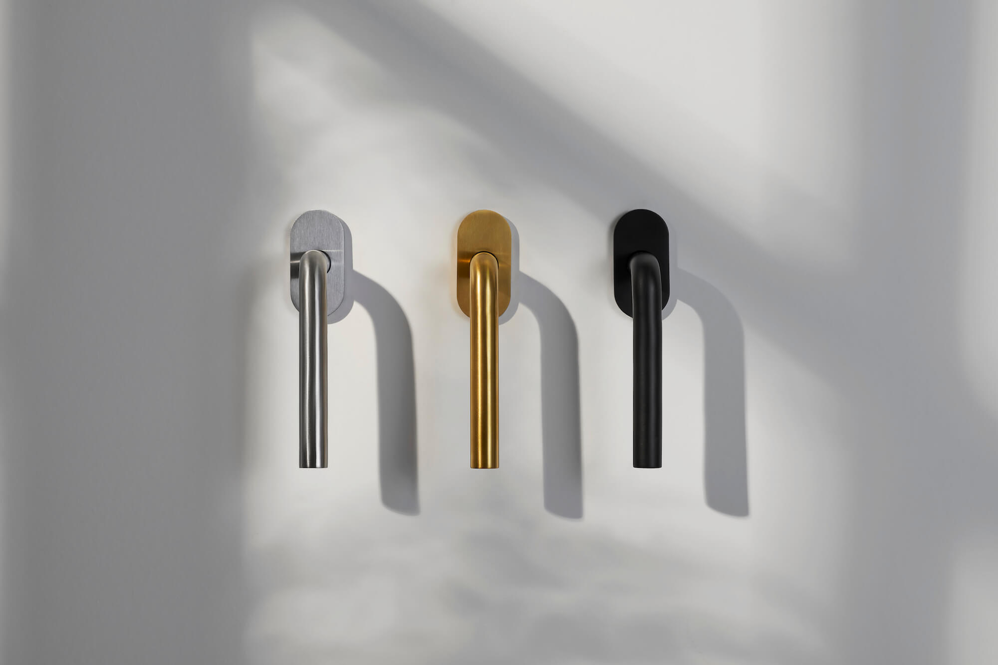 Up & Down handles (Herrmann & Coufal), Bude handles (coopertion: JANOŠÍK OKNA–DVEŘE)