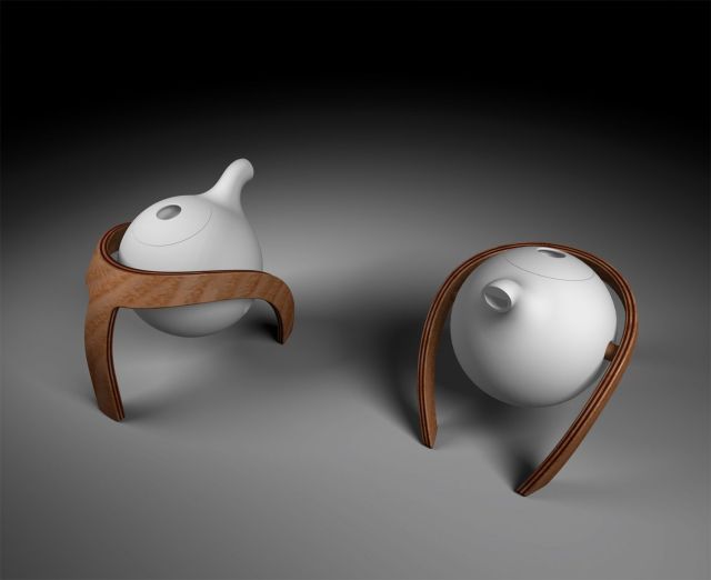 Do tmy tea servise designed for blind and visually impaired people, Rustafara lamps