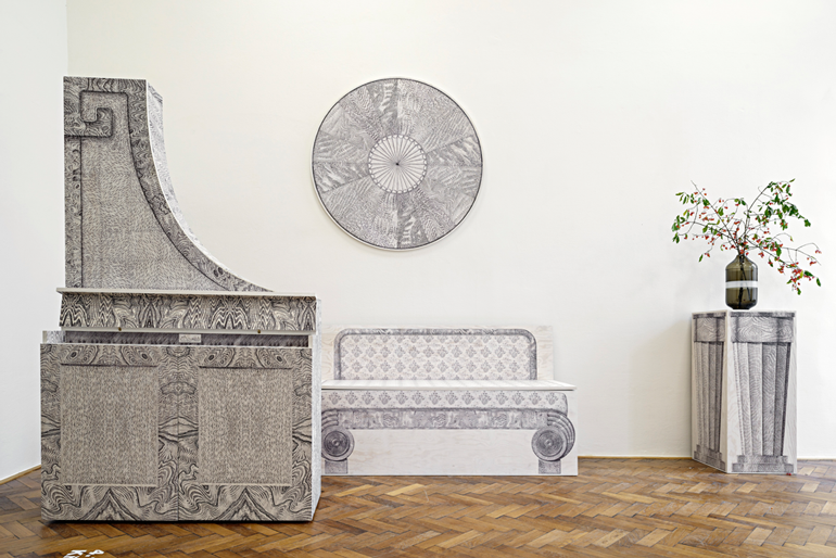 New Biedermeier furniture and accessories collection (Michaela Tomišková and Michal Bačák)