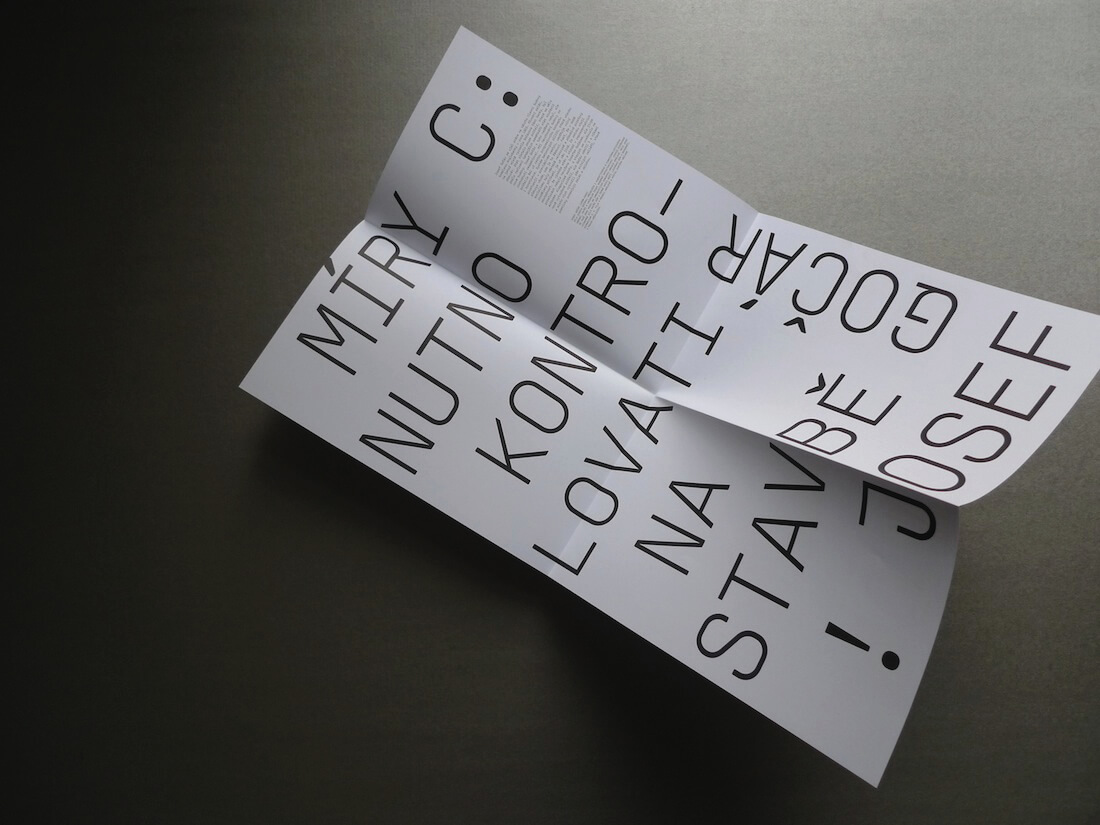 graphic design for the One World festival and Designblok presentation at Spork Palace