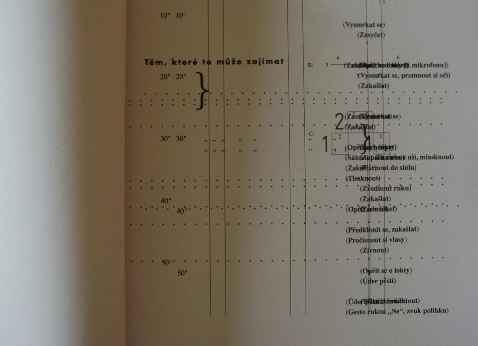 graphic design for the book John Cage: Silence, graphic design for the exhibition and catalog Dominik Lang: The Sleeping City and visual style for the exhibition Žižkov XX (both with Lukáš Kijonka)