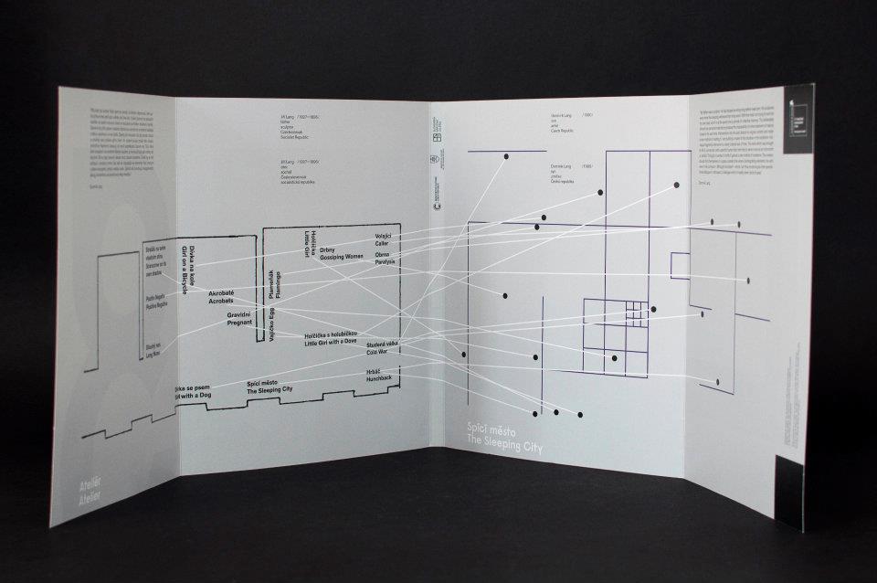 graphic design for the book John Cage: Silence, graphic design for the exhibition and catalog Dominik Lang: The Sleeping City and visual style for the exhibition Žižkov XX (both with Lukáš Kijonka)