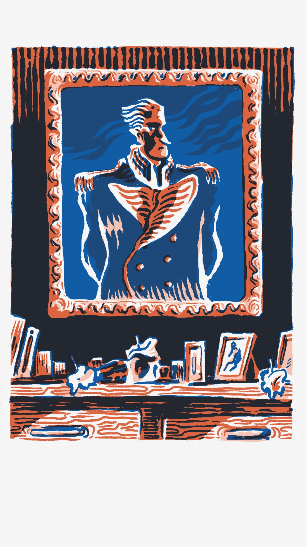 ilustrace autorské knihy Na západ severozápadní linkou (Paseka) a knih Lampička (Annet Schaap, Baobab), Bitva o diamant (Bára Dočkalová, Raketa) a Ztracený svatý (Ondřej Horák, Alexandra Kusá, Take Take Take, SNG)