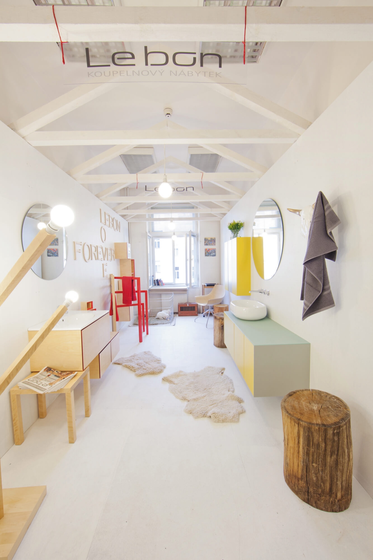 bathroom concept (Lucie Le Guen) and Zoom bathroom furniture collection (René Novák)