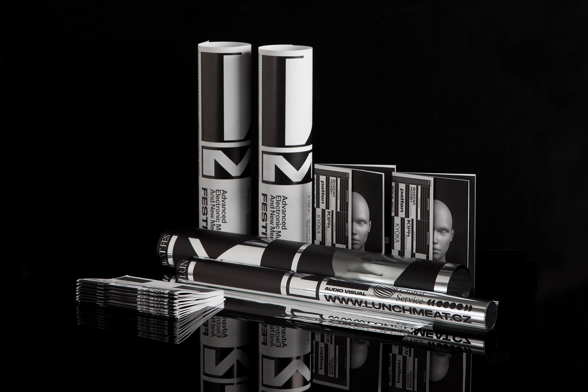 visual style for Lunchmeat Festival 2016