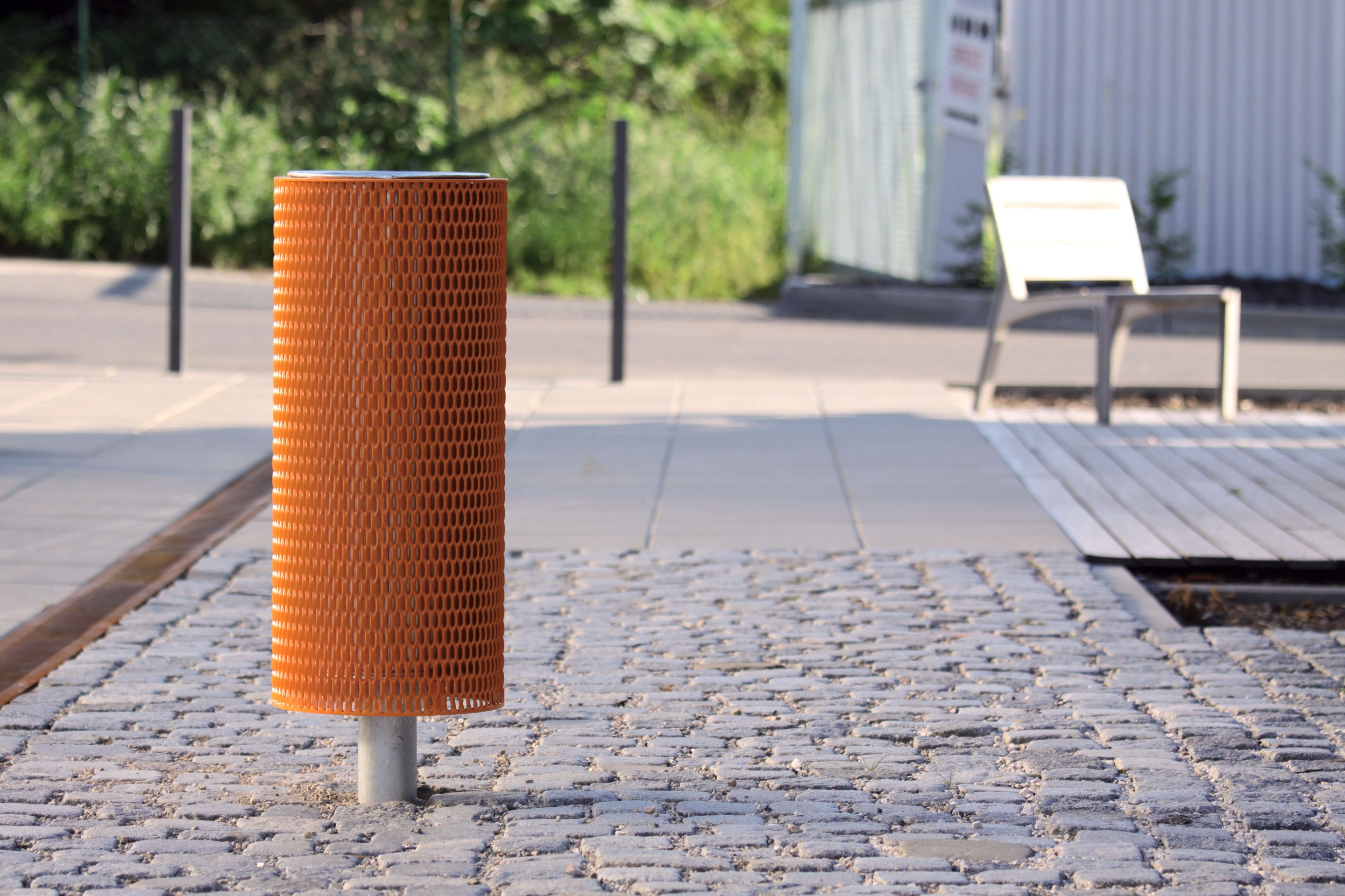 Urban Islands street furniture collection (Lucie Koldová, Dan Yeffet), Diva Solo benches for seniors, and Nanuk trash cans (David Karásek, Radek Hegmon)