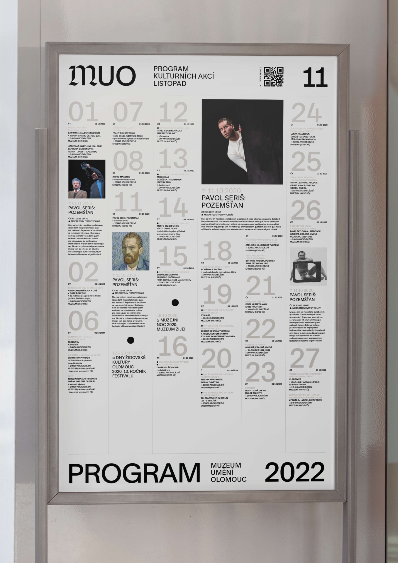visual identity for Olomouc Museum of Art