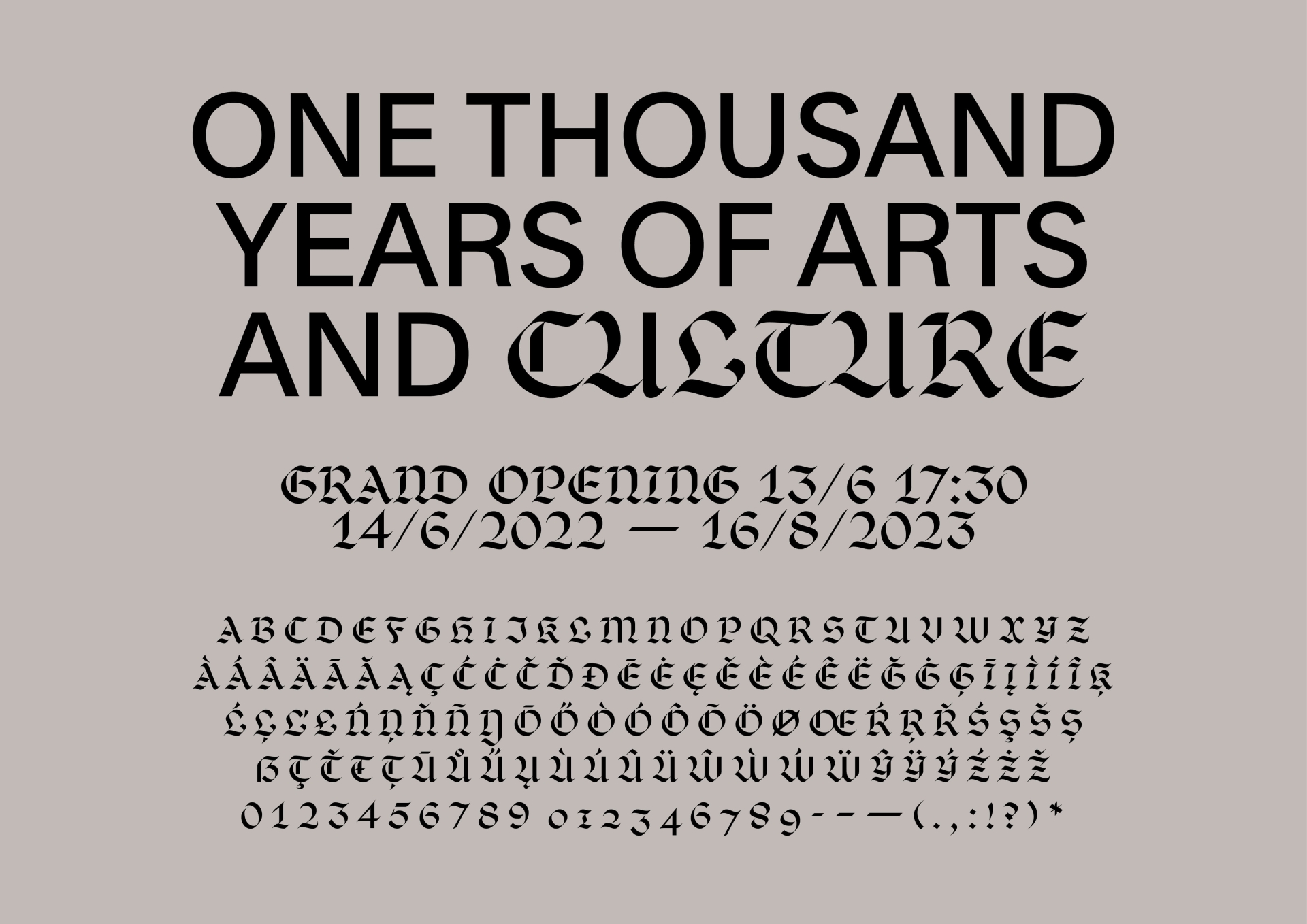 visual identity for Olomouc Museum of Art