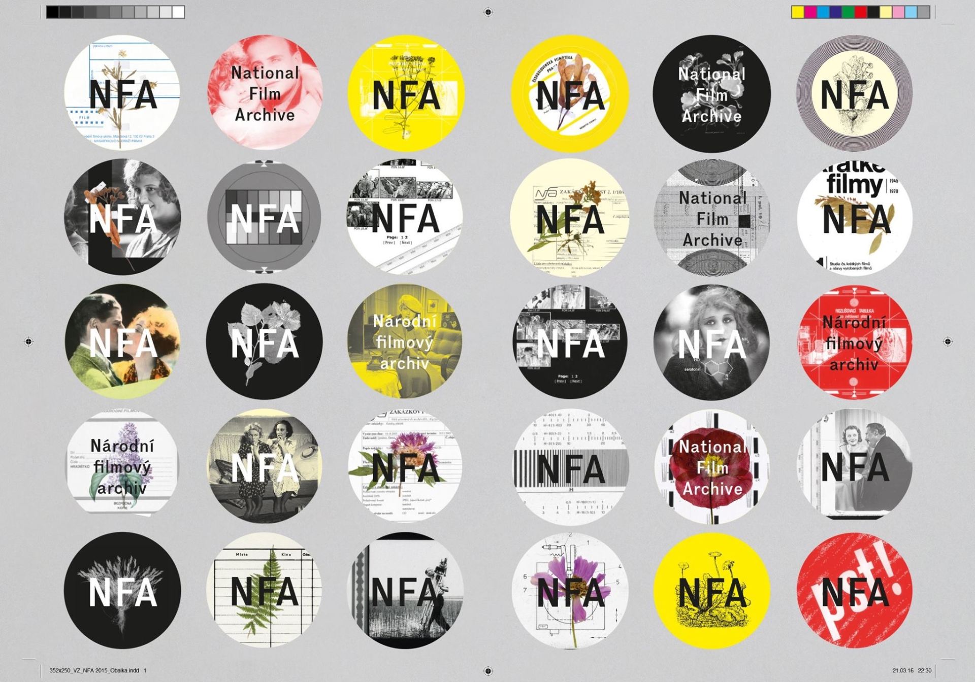 visual style for the National Film Archive