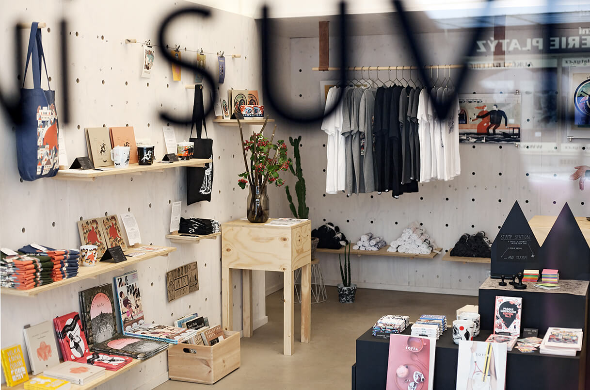 overall concept of the souvenir shop