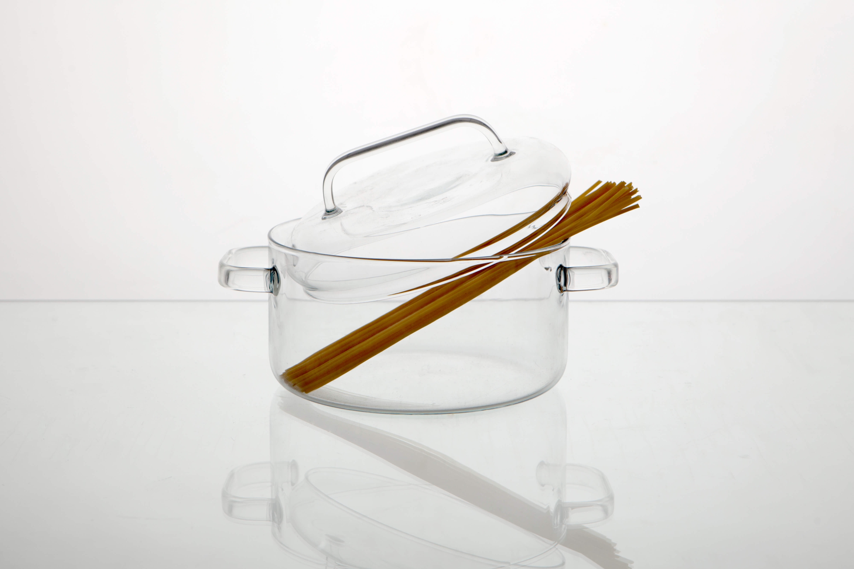 Fority cooking pots made of Simax technical glass (Kavalierglass)