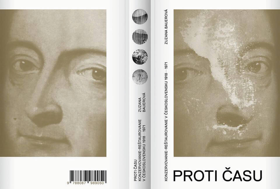 grafic design of the book Proti času (Zuzana Bauerová, UMPRUM)