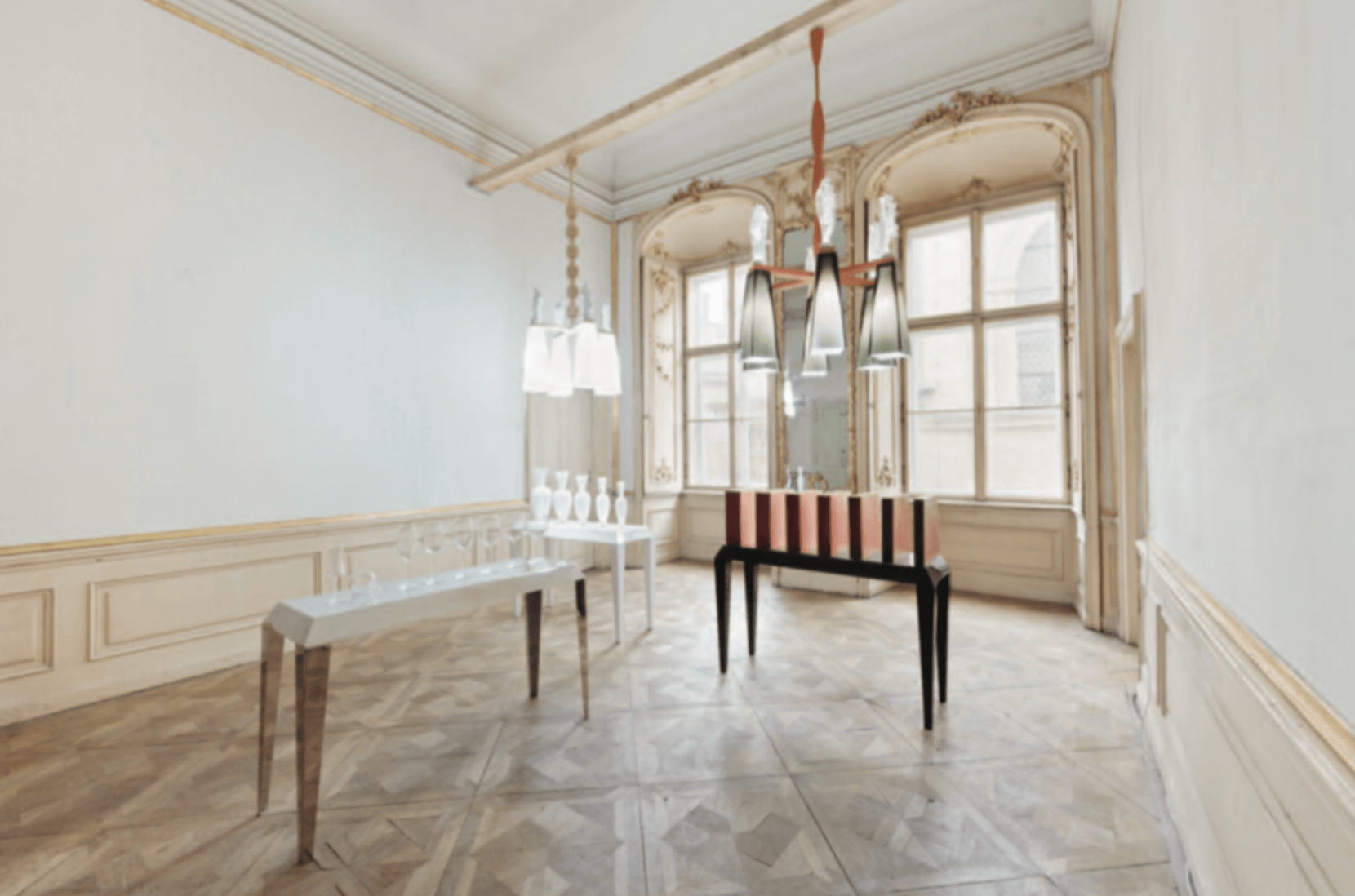 kolekce interiérových artefaktů Pokoj knížete Myškina