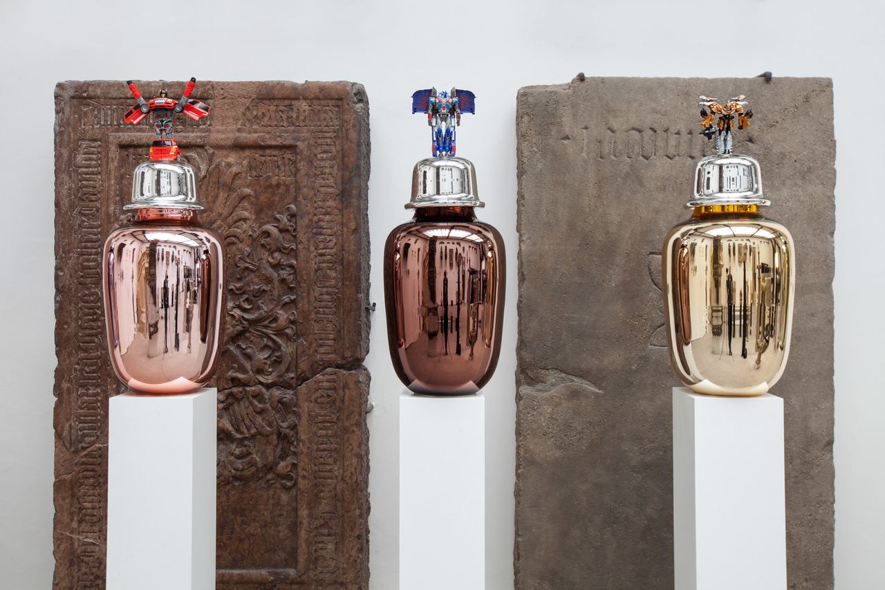 collection of Chinese vases