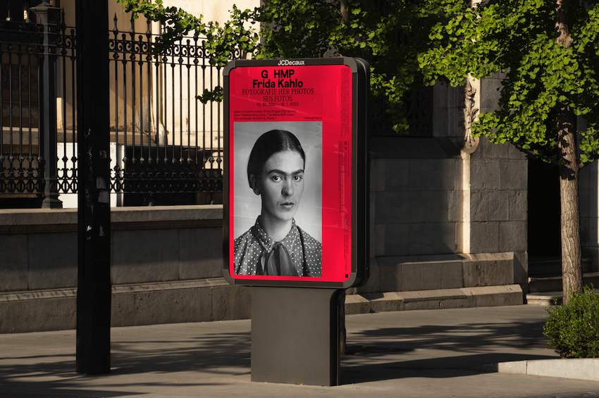 visual style for Lunchmeat Festival and visual design for the exhibition Frida Kahlo – Her Photos (Prague City Gallery)