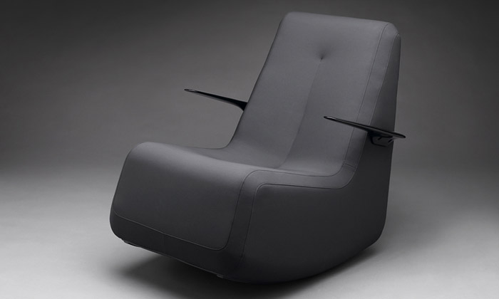 Swing rocking chair (mminterier), Verso table lamp (Lucis)