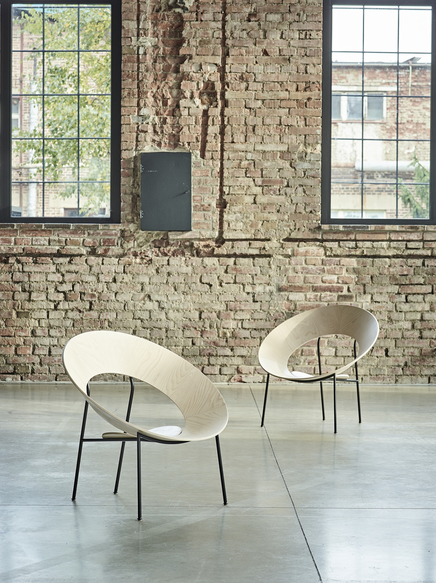 Cocon chair (Lucie Koldová), Steps bench (Hermann & Coufal)