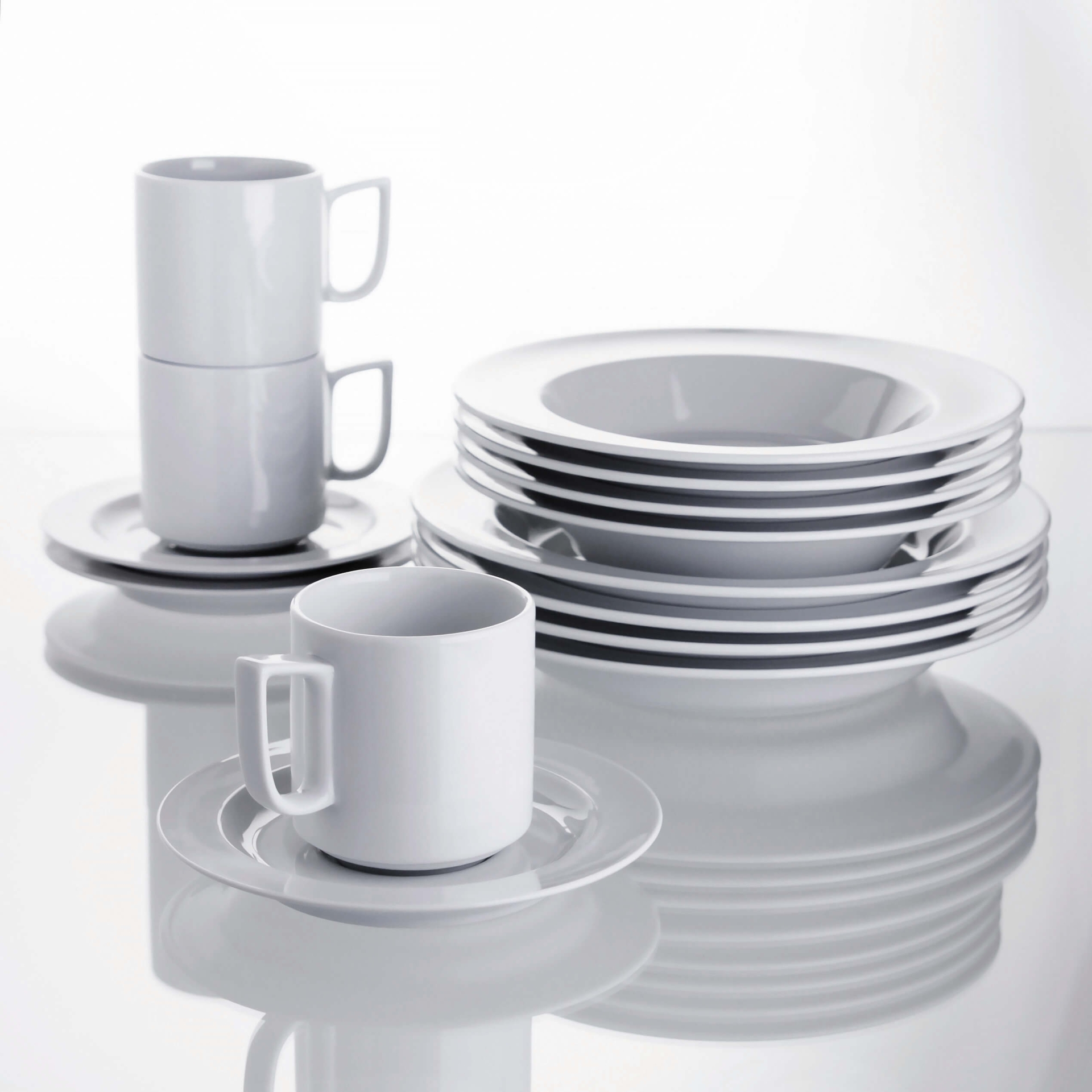 Pureline (Matěj Polách) and Active (Vítek Joo Kawasumi) collections, Nami plates and extension of the traditional Benedikt set