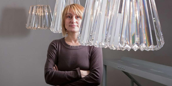 Crystal Wall (Studio Koncern), svítidla Icefalls (Jitka Kamencová Skuhravá), Glitters (Gabriela Náhlíková) a Inside (Kateřina Doušová)