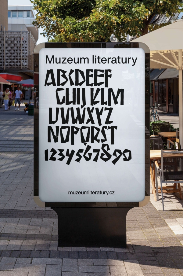 vizuální identita pro Muzeum literatury