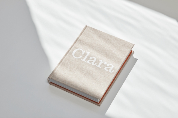 grafický design knihy Clara / Clara Istlerová, práce a život (UMPRUM)