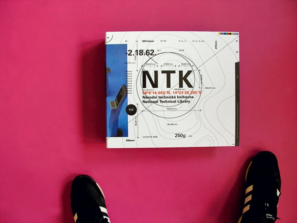 vizuální styl a katalog Národní technické knihovny a publikace Projektil
