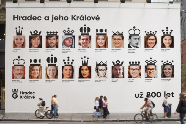 vizuální styl kampaně k 800. výročí Hradce Králové