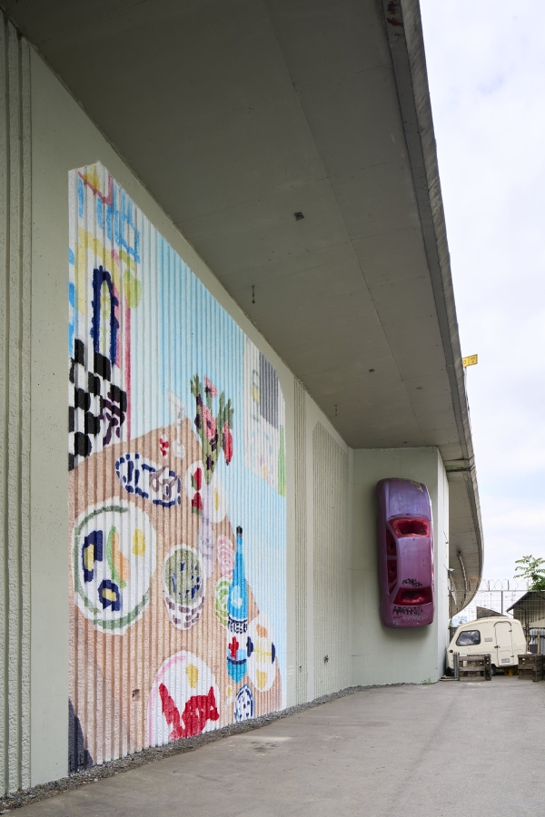 murály pro festival Tabook a To feed the hand that feeds you pro MeetFactory