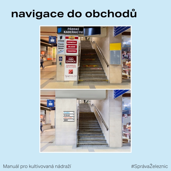 Manuál pro kultivovaná nádraží (Správa železnic)