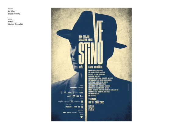 design časopisu Magnus, plakát k filmu Ve stínu a grafická podoba festivalu Mezipatra