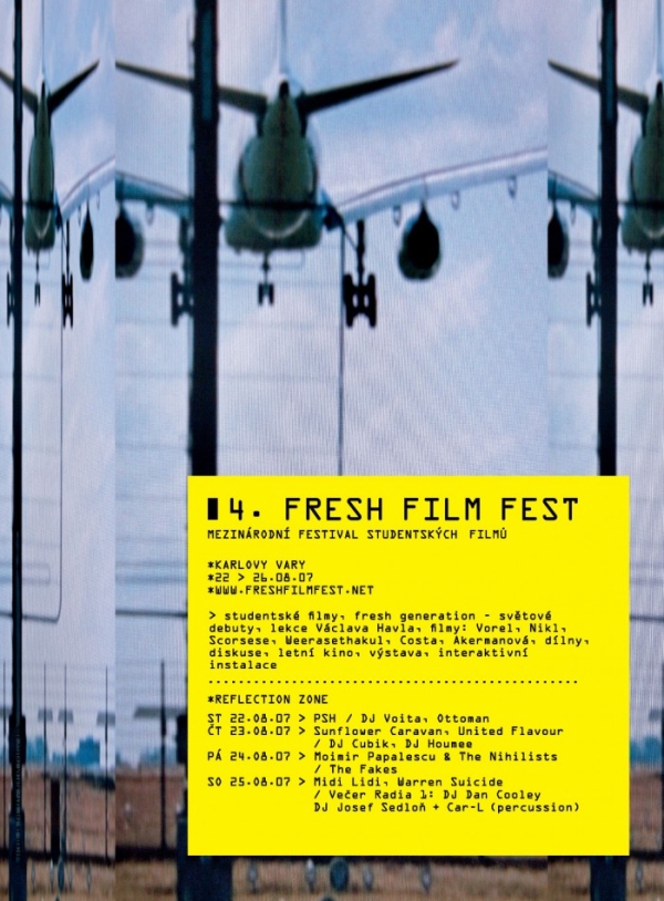 grafický design pro Fresh Film Fest 2007