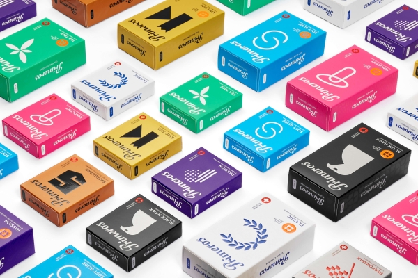 vizuální idenitita, logotyp a packaging pro značku Primeros