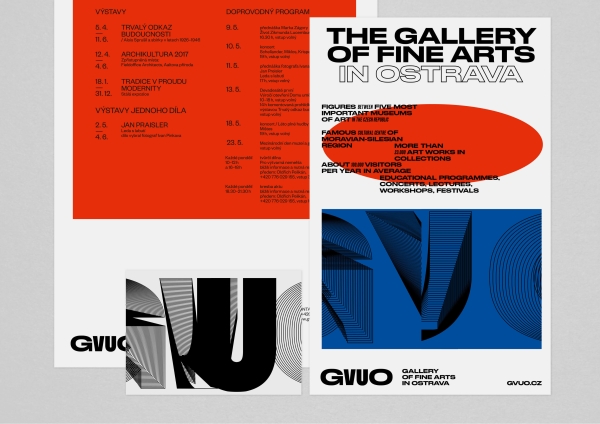 vizuální identita Galerie výtvarného umění v Ostravě
