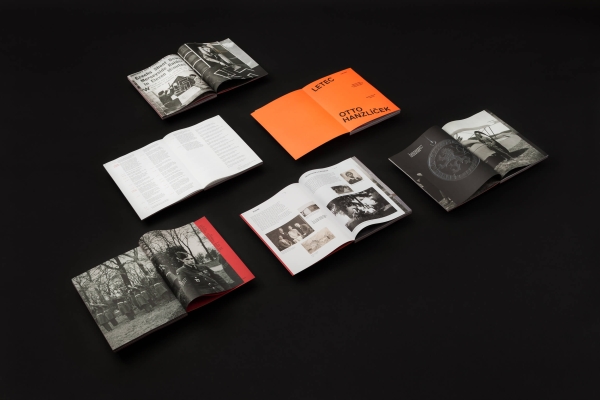 grafický zpracování autorské knihy Letec Otto Hanzlíček (Labyrint)