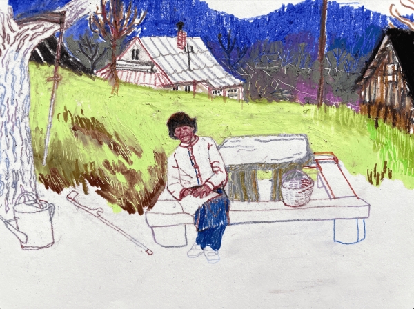 ilustrace autorské knihy Mařka (wo-men)