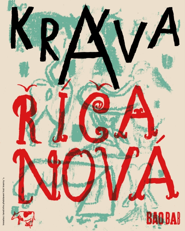 ilustrace autorské knihy Kráva Říčanová (Baobab)