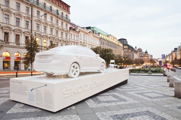 design automobilu Škoda Rapid a prezentace na Designbloku 2012