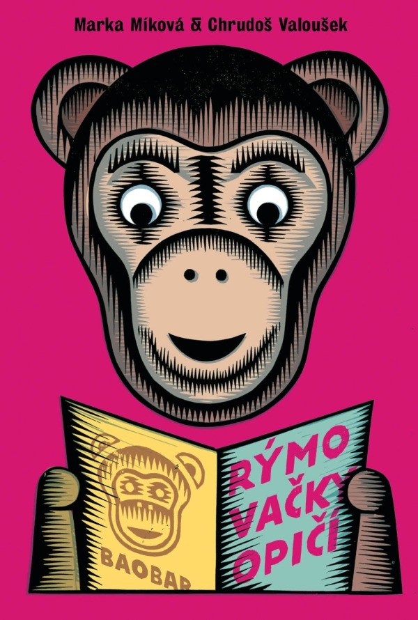 ilustrace knihy Rýmovačky opičí (Marka Míková, Baobab)