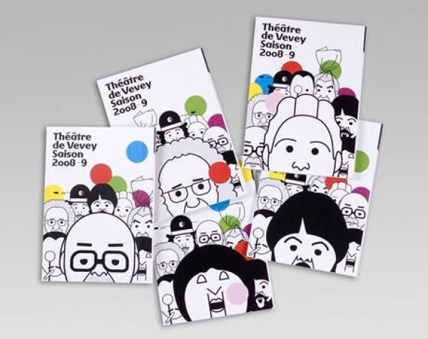 grafický design a podoba obchodu Basmatee v Praze, katalog fotografa J. Foltýna, monografie Welcometo.as a program Theatre de Vevey