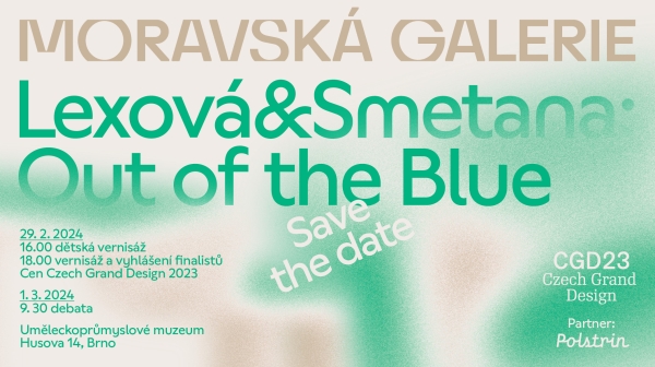 Vernisáž Lexová & Smetana: Out of the Blue a vyhlášení finalistů Cen Czech Grand Design 2023